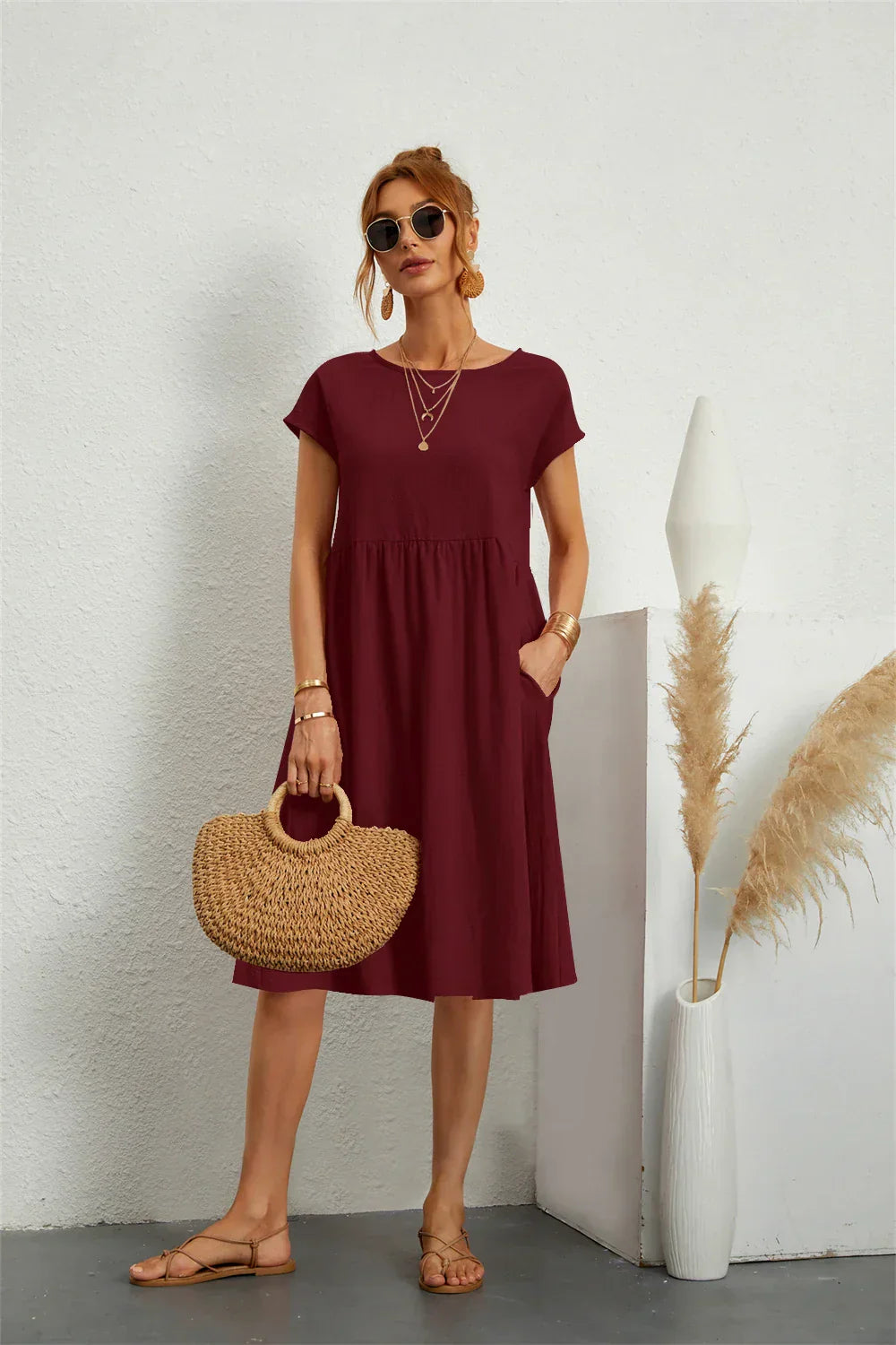 Lise – Robe de Poche Décontractée
